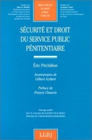 Couverture : Sécurité et droit du service public pénitentiaire