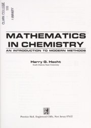 Couverture : Mathematics in chemistry