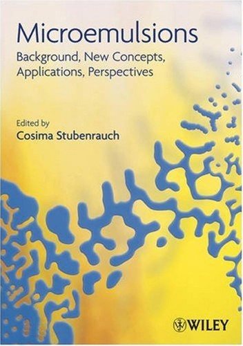Couverture : Microemulsions