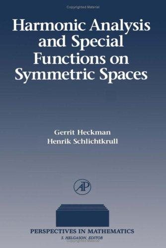 Couverture : Harmonic analysis and special functions on symmetric spaces