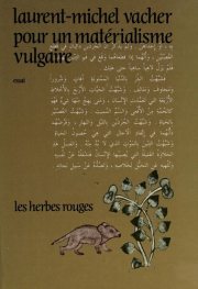 Couverture : Pour un matérialisme vulgaire