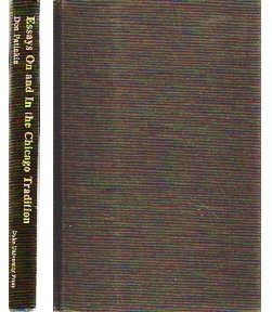 Couverture : Essays on and in the Chicago tradition