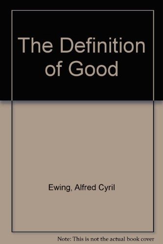 Couverture : The definition of good