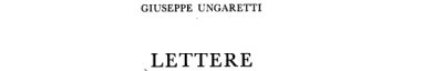 Couverture : Lettere a Enrico Pea
