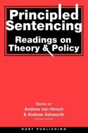 Couverture : Principled sentencing