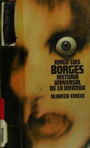 Couverture : Historia universal de la infamia