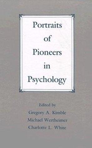 Couverture : Portraits of pioneers in psychology