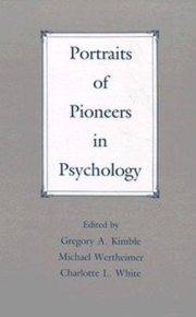 Couverture : Portraits of pioneers in psychology