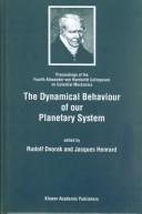 Couverture : The dynamical behaviour of our planetary system