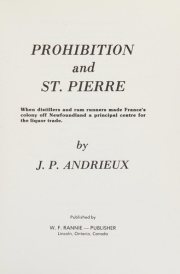Couverture : Prohibition and St. Pierre