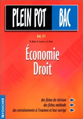 Couverture : Économie, droit, bac STT