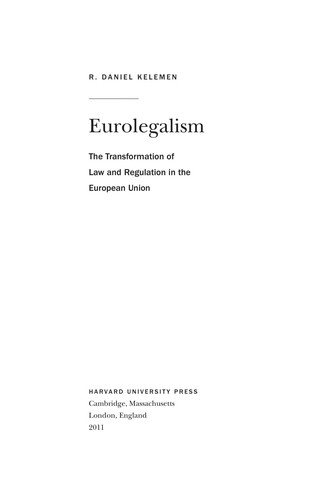 Couverture : Eurolegalism