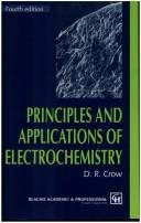 Couverture : Principles and Applications of Electrochemistry