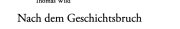 Couverture : Nach dem Geschichtsbruch