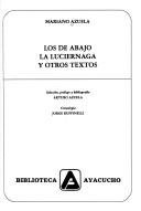 Couverture : Los de abajo ; La luciérnaga y otros textos