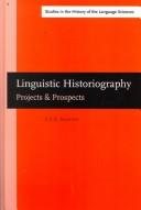 Couverture : Linguistic historiography
