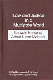 Couverture : Law and Justice in a Multistate World