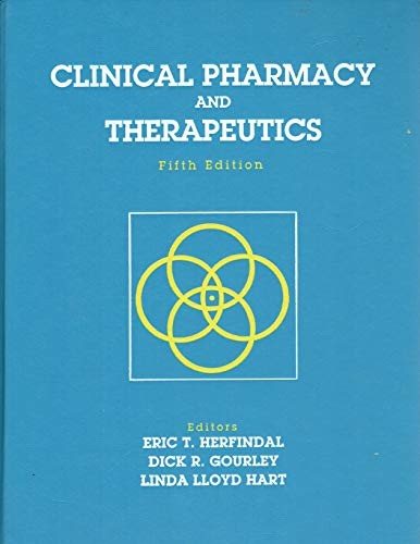 Couverture : Clinical pharmacy and therapeutics