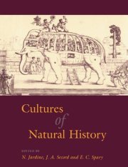 Couverture : Cultures of natural history