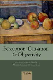 Couverture : Perception, causation, and objectivity