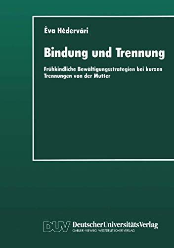 Couverture : Bindung und Trennung