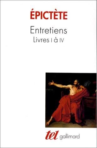 Couverture : Entretiens, livres I à IV