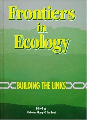 Couverture : Frontiers in ecology