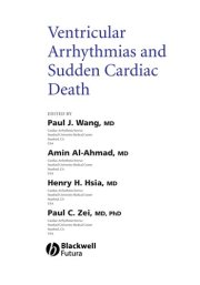 Couverture : Ventricular arrhythmias and sudden cardiac death