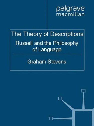 Couverture : The theory of descriptions