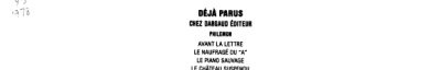 Couverture : Y'a plus d'saison