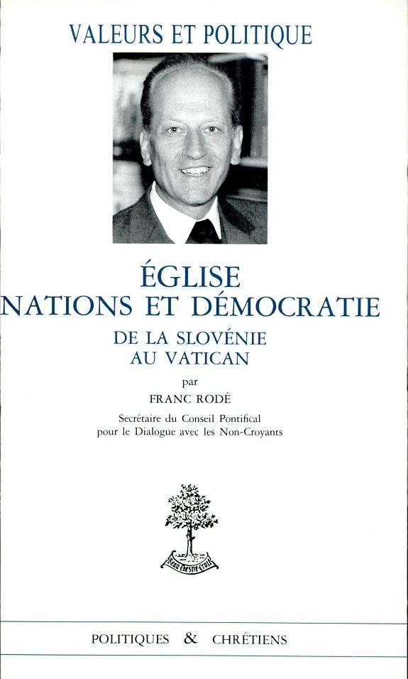 Couverture : Eglise, nations et démocratie