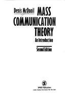 Couverture : Mass communication theory