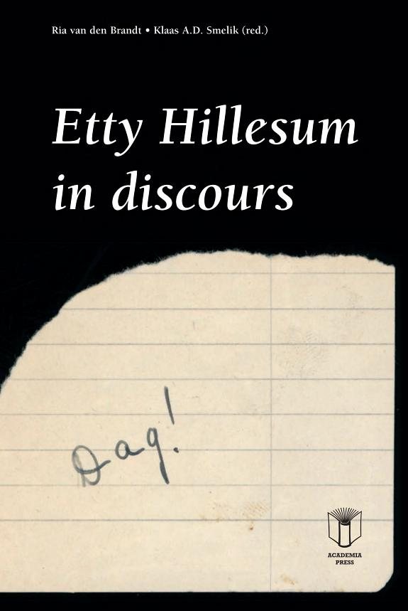 Couverture : Etty Hillesum in discours