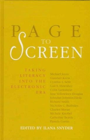 Couverture : Page to screen