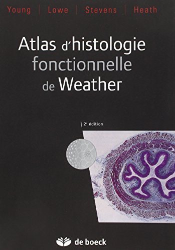 Couverture : Atlas d'histologie fonctionnelle de Wheater