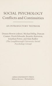 Couverture : SOCIAL PSYCHOLOGY
