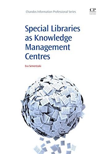 Couverture : Special Libraries as Knowledge Management Centres