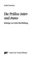 Couverture : Die Präfixe inter- und trans-