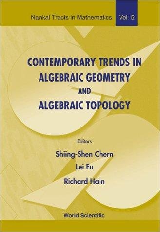 Couverture : Contemporary trends in algebraic geometry and algebraic topology