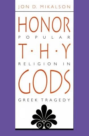 Couverture : Honor thy gods