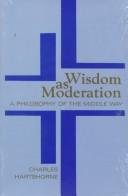 Couverture : Wisdom as moderation