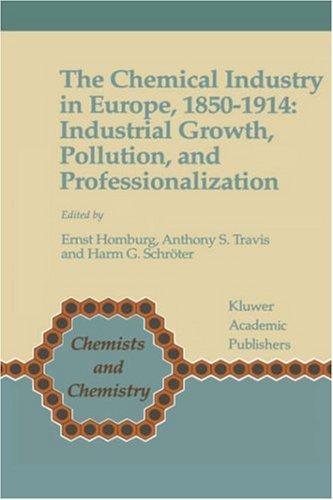 Couverture : The chemical industry in Europe, 1850-1914