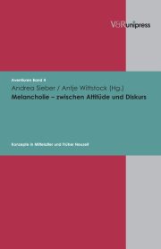 Couverture : Melancholie - zwischen Attitüde und Diskurs