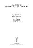 Couverture : Progress in mathematical psychology