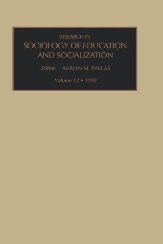 Couverture : Research in the Sociology of Education, Volume 12 (Research in Sociology of Education)
