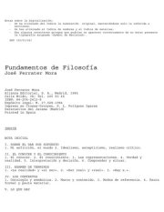 Couverture : Fundamentos de filosofía.