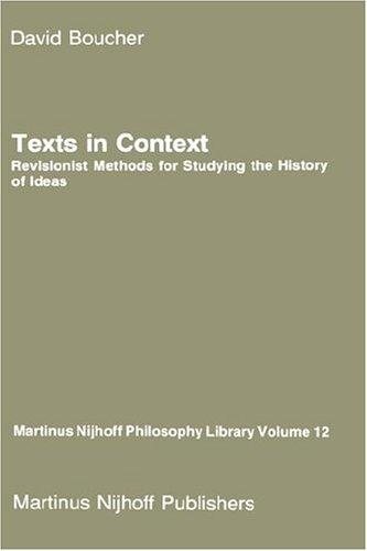 Couverture : Texts in context