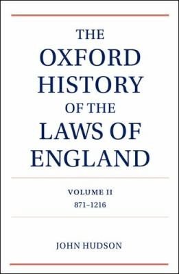 Couverture : The Oxford History of the Laws of England Volume II