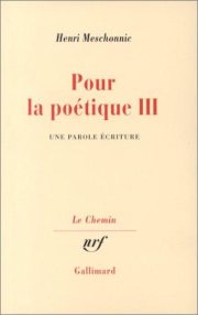 Couverture : Pour la poétique, tome 3