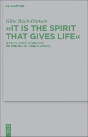 Couverture : "It is the spirit that gives life"